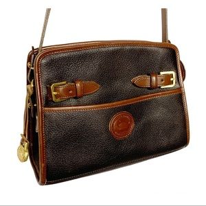 Dooney & Bourke Brown and Tan Crossbody Bag